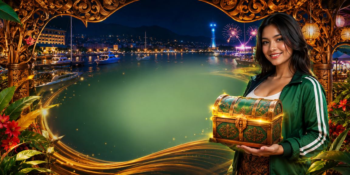 Suasana festival gaming dan taruhan online di Indonesia dengan tampilan aplikasi casino tania777