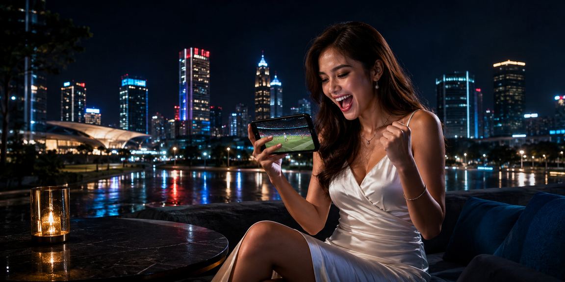 Suasana hiburan casino dan betting online dengan nuansa elegan dan modern